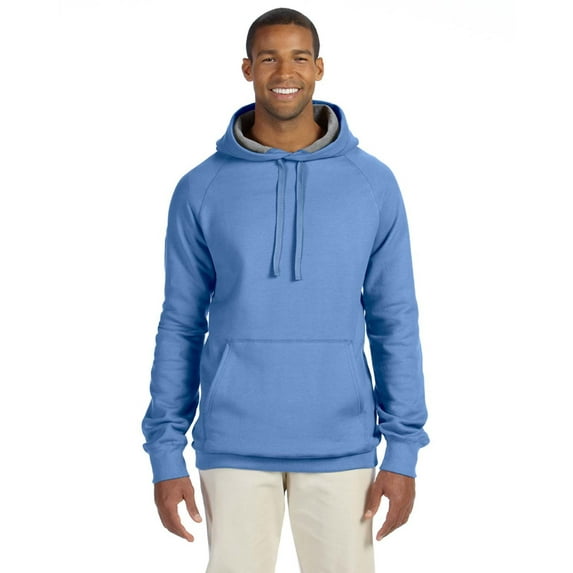 Hanes Adult Nano Sweats Pullover Hoodie Sweatshirt, Vintage Blue, 2X-Large