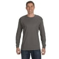 thumbnail image 1 of Hanes Adult Tagless Long Sleeve Tee , 5586 , Smoke Gray , Medium, 1 of 1