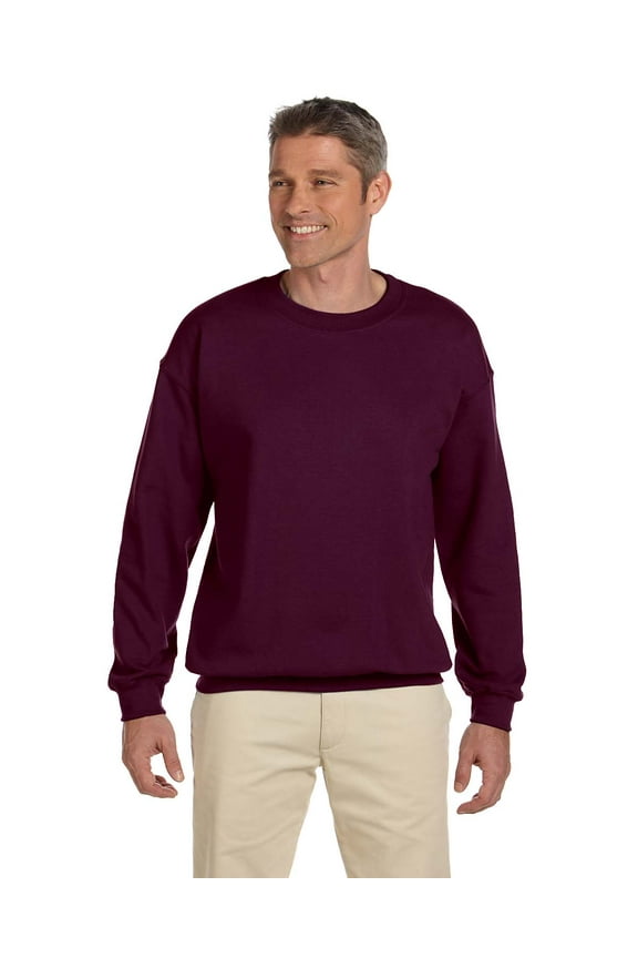 Adult Ultimate Cotton Crew , F260 , Maroon , X-Large