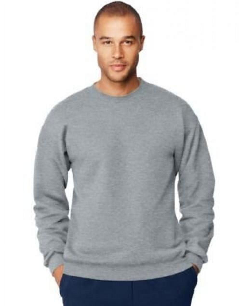 Sweat-shirt Hanes Ultimate Cotton Crewneck - Homme, Coupe Classique, Coton Confortable
