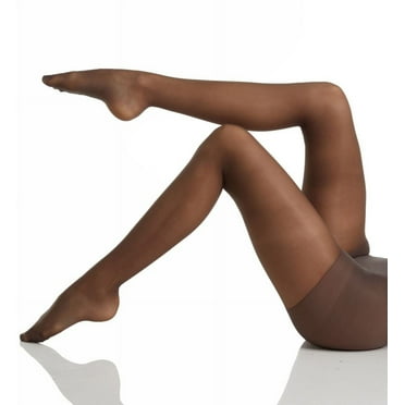 Hanes Alive Full Support Pantyhose with Control Top, Reinforced Toe Barely Black B Women's