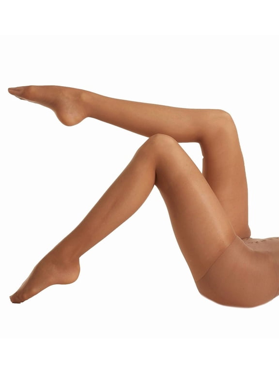 Alive Full Support Pantyhose with Control Top, Reinforced Toe Barely There A Women's