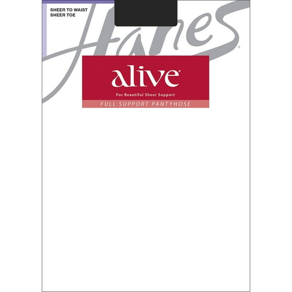 Hanes Alive Sheer to Waist Pantyhose Jet E Women's