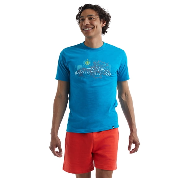 Hanes All Gender Explorer Collection City, Land, Sea Patch Graphic T-Shirt, Sizes XS-2XL