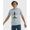 thumbnail image 1 of Hanes Explorer Unisex Graphic T-Shirt, Redwood Tree Light Steel XL, 1 of 5