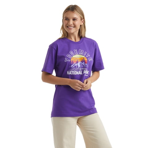 All Gender Explorer Collection City, Land, Sea Patch Graphic T-Shirt, Sizes XS-2XL