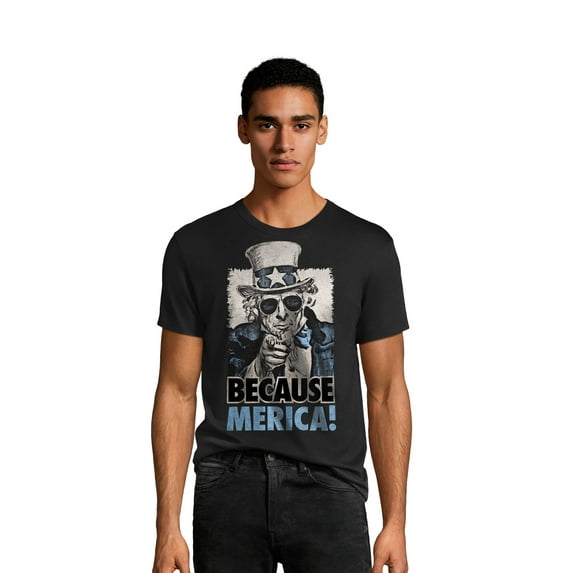 Hanes Americana Mens & Big Men's Graphic Tee Shirt, Sizes S-3XL