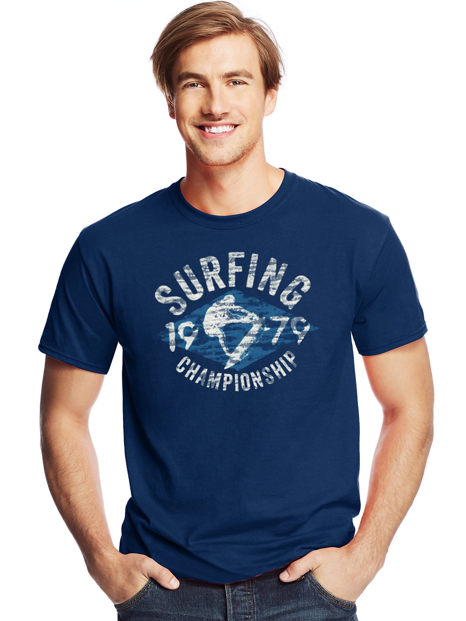 Hanes Americana Mens & Big Men's Graphic Tee Shirt, Sizes S-3XL