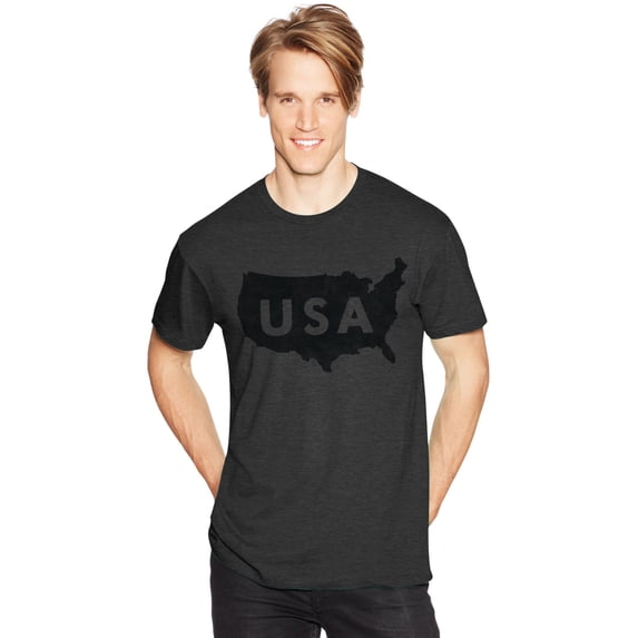 Hanes Americana Mens & Big Men's Graphic Tee Shirt, Sizes S-3XL