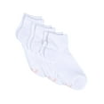thumbnail image 1 of Hanes Ankle Socks 3-Pack Women's Extended Sizes ComfortSoft White Size 10-12, 1 of 2