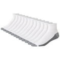 thumbnail image 1 of Hanes Ankle Socks 6-Pack Mens Max Cushion, Wicking Cool ComfortBlend, 1 of 7
