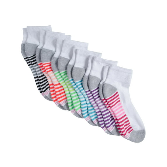 Hanes Ankle Socks 6-Pack Womens Cool Comfort Fit Cushioning Zone Arch Support