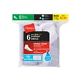 thumbnail image 1 of Hanes Ankle Socks 6-Pairs Men's Cushioned FreshIQ Cool Comfort Odor Protection sz 6-12, 1 of 3
