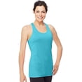thumbnail image 1 of Hanes Assorted 2 Pack Womens Colored Long Rib Tanks (Size Small ), 1 of 3