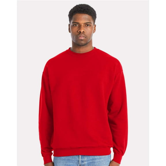 Hanes - Perfect Fleece Crewneck Sweatshirt - RS160 - Athletic Red - Size: XL