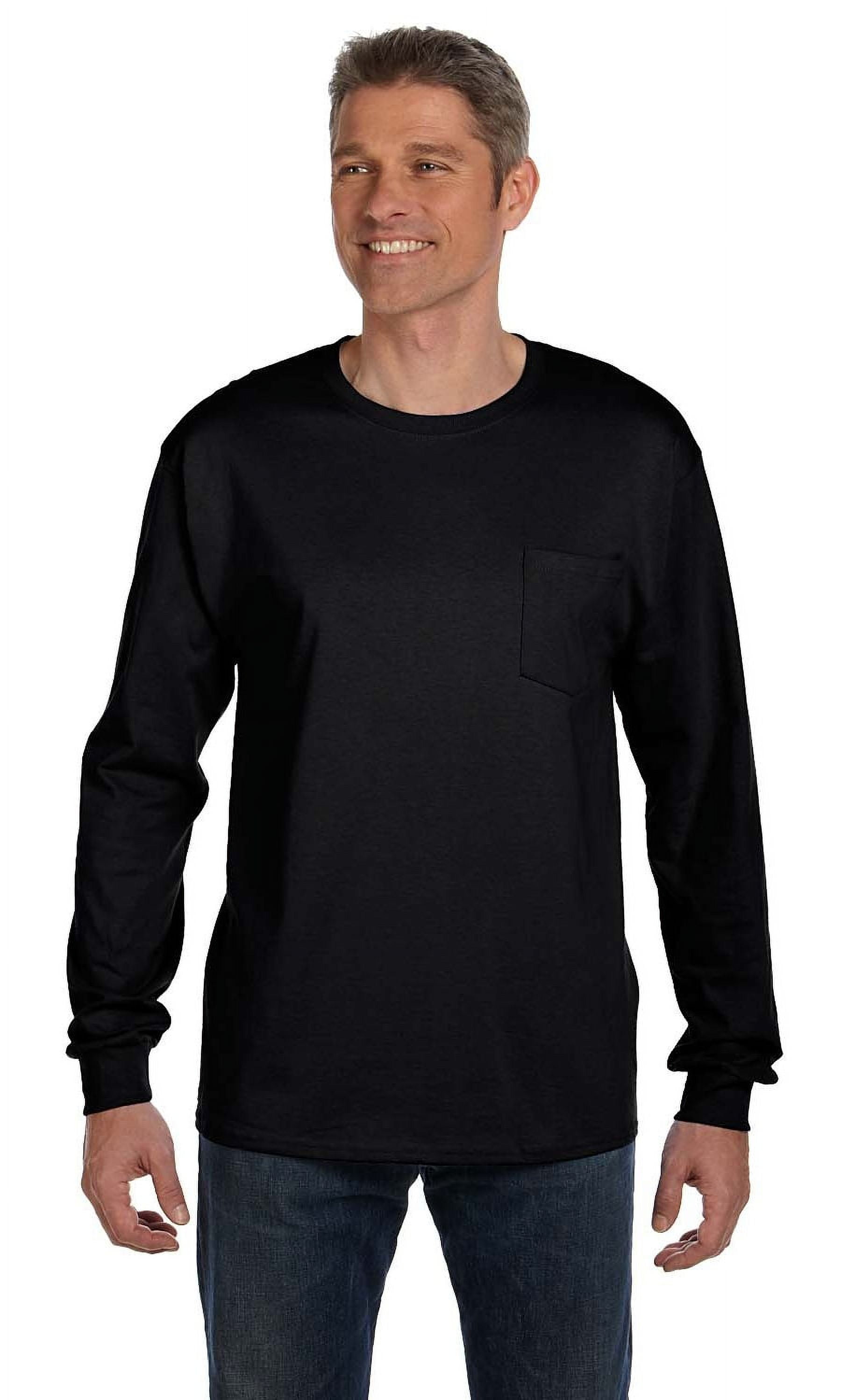 Long sleeve shirt w pocket main image 1