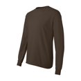 thumbnail image 1 of Hanes - Authentic Long Sleeve T-Shirt - 5586 - Dark Chocolate - Size: S, 1 of 3