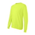 thumbnail image 1 of Hanes - Authentic Long Sleeve T-Shirt - 5586 - Safety Green - Size: 3XL, 1 of 3