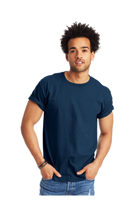 Authentic Men's Short Sleeve Crewneck T-Shirt, Big and Tall Sizes Available S-5XL