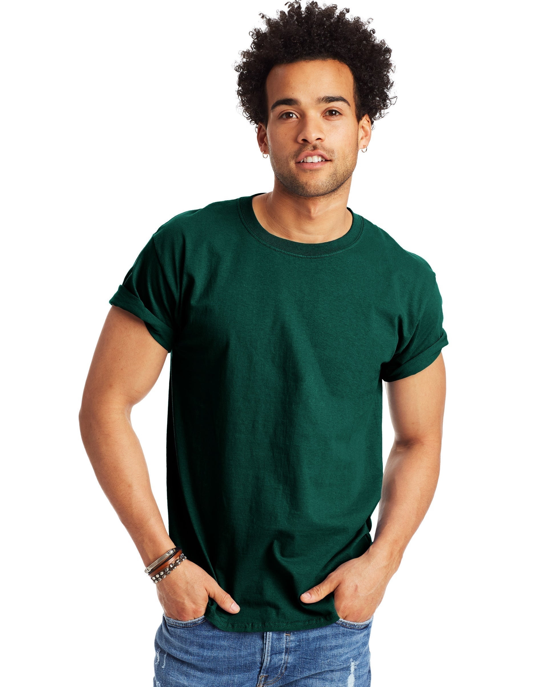Hanes Authentic Men's T-Shirt Short Sleeve Tee Crewneck Big & Tall Sizes Available sz S-5XL