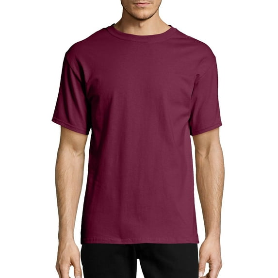 Hanes Authentic Men's Short Sleeve Crewneck T-Shirt, Big and Tall Sizes Available S-5XL