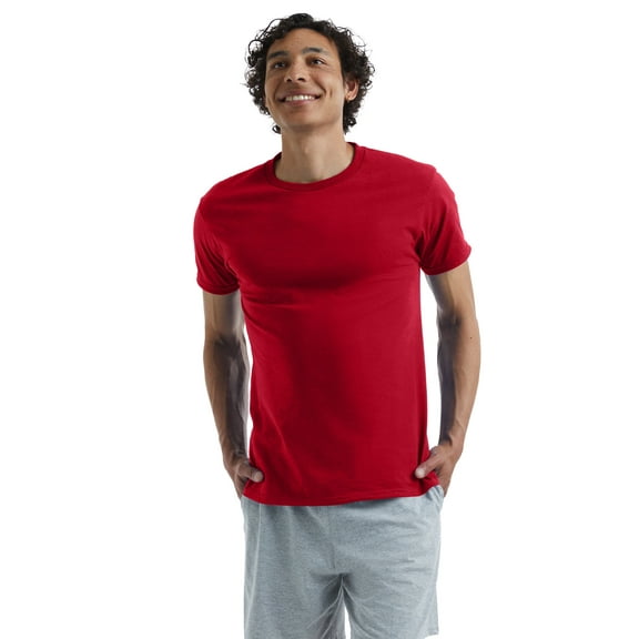 Hanes Authentic Men's T-Shirt Short Sleeve Tee Crewneck Big & Tall Sizes Available sz S-5XL