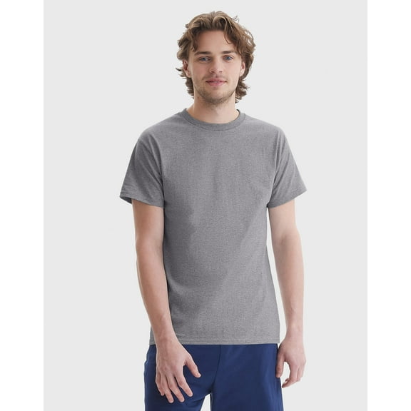 Hanes Authentic Men's T-Shirt Short Sleeve Tee Crewneck Big & Tall Sizes Available sz S-5XL