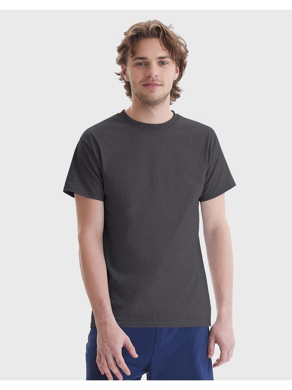 Authentic Men's Short Sleeve Crewneck T-Shirt, Big and Tall Sizes Available S-5XL
