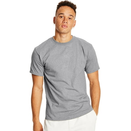 Hanes Authentic Men's Short Sleeve Crewneck T-Shirt, Big and Tall Sizes Available S-5XL