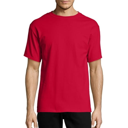 Hanes Authentic Men's Short Sleeve Crewneck T-Shirt, Big and Tall Sizes Available S-5XL