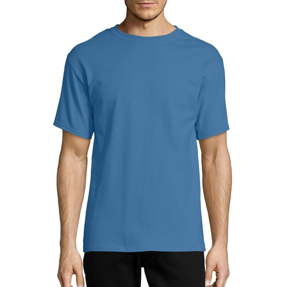 Hanes Authentic Men's Short Sleeve Crewneck T-Shirt, Big and Tall Sizes Available S-5XL