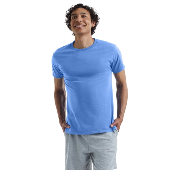 Hanes Authentic Men's Short Sleeve Crewneck T-Shirt, Big and Tall Sizes Available S-5XL