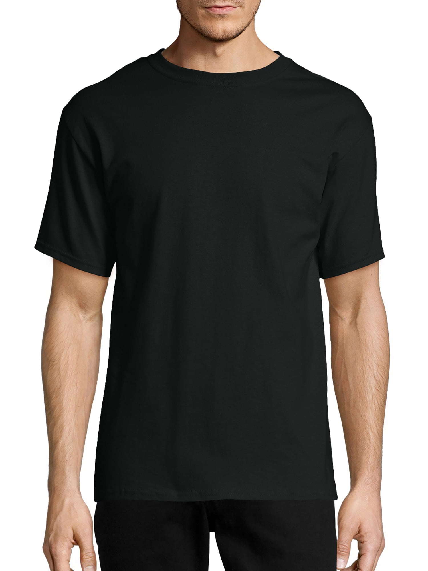 Hanes Authentic Men's T-Shirt (Big & Tall Sizes Available) Black 5XL - image 1 of 5