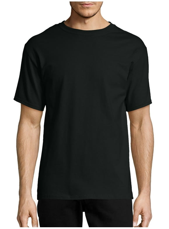 Hanes Authentic Men's T-Shirt (Big & Tall Sizes Available) Black 5XL