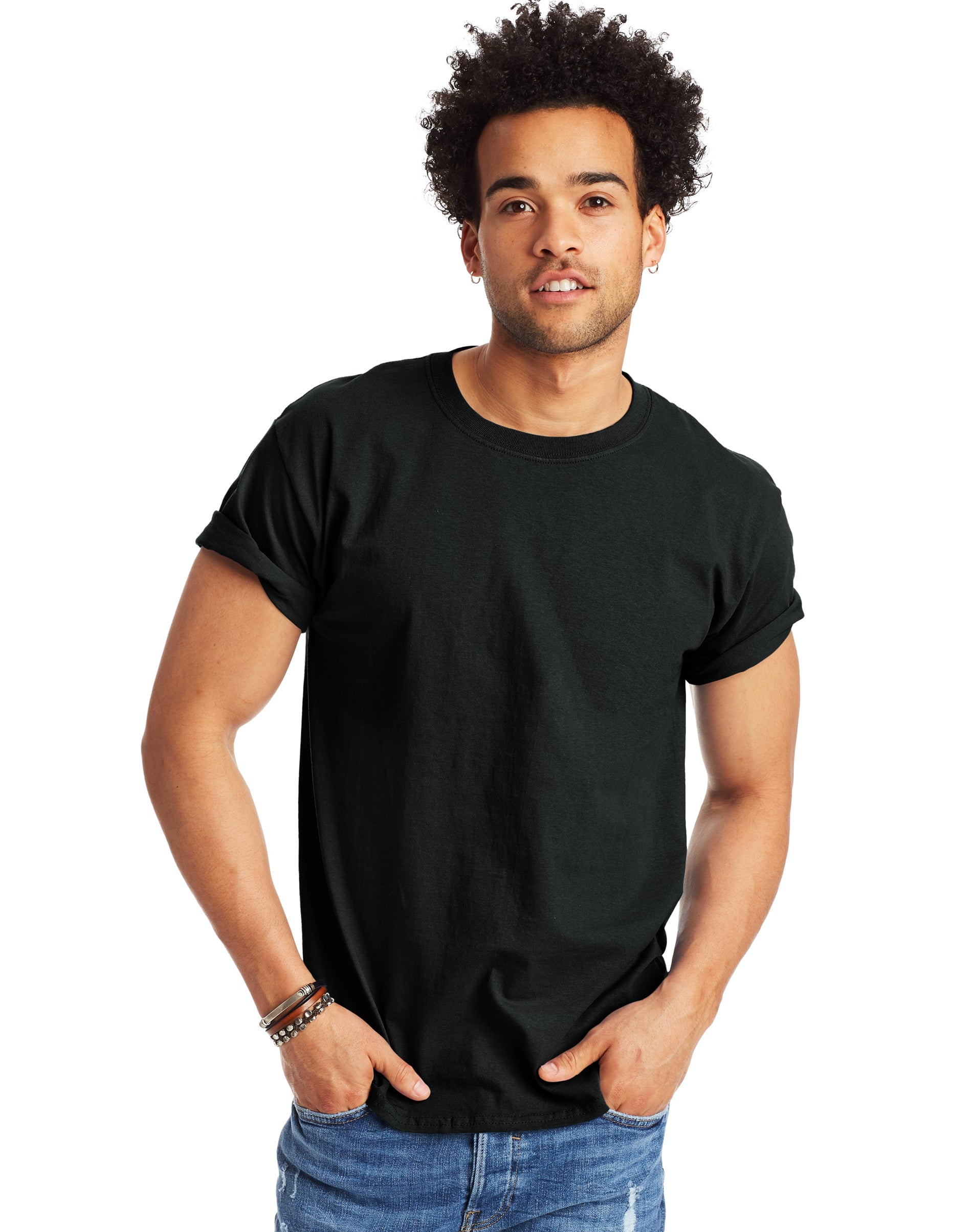 Authentic Men's T-Shirt Short Sleeve Tee Crewneck Big & Tall Sizes Available sz S-5XL