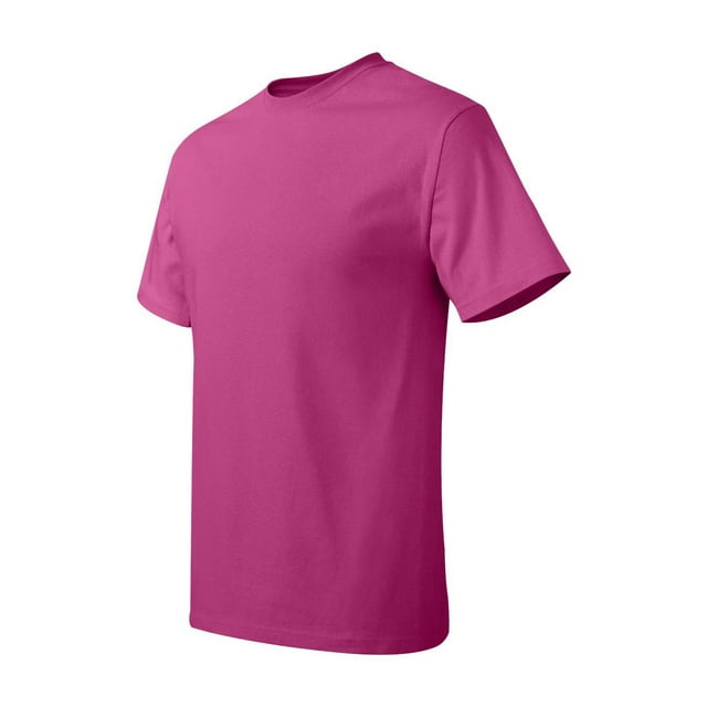 Hanes - Authentic Short Sleeve T-Shirt - 5250 - 3 Pack - Multi-Pack - Wow Pink