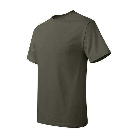 Hanes - Authentic Short Sleeve T-Shirt - 5250 - 5 Pack - Multi-Pack - Fatigue Green