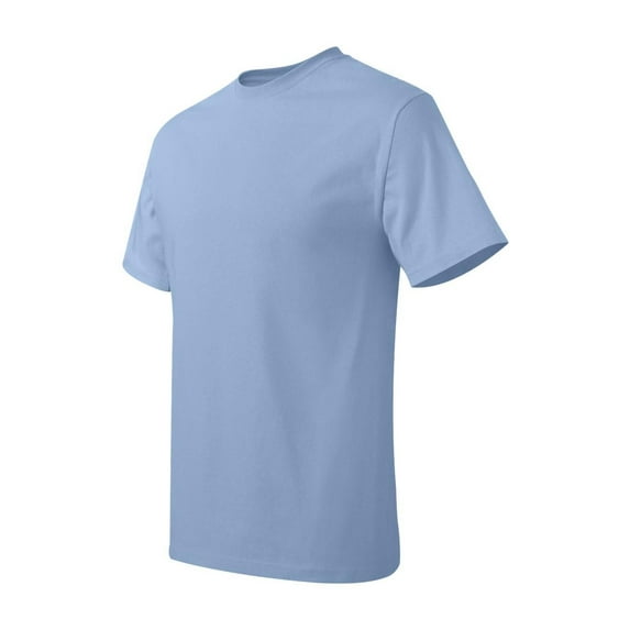 Hanes - Authentic Short Sleeve T-Shirt - 5250 - 5 Pack - Multi-Pack - Light Blue
