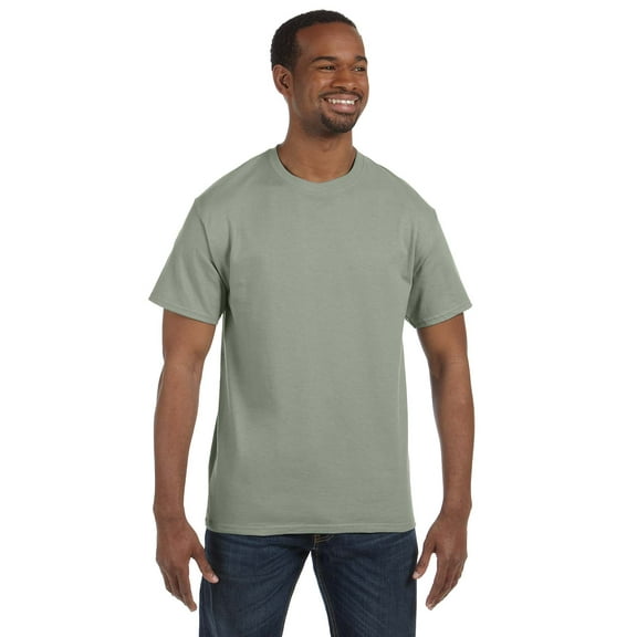 Hanes - Authentic T-Shirt - 5250, Stonewash Green, 3X, Pack Of 3, Hanes