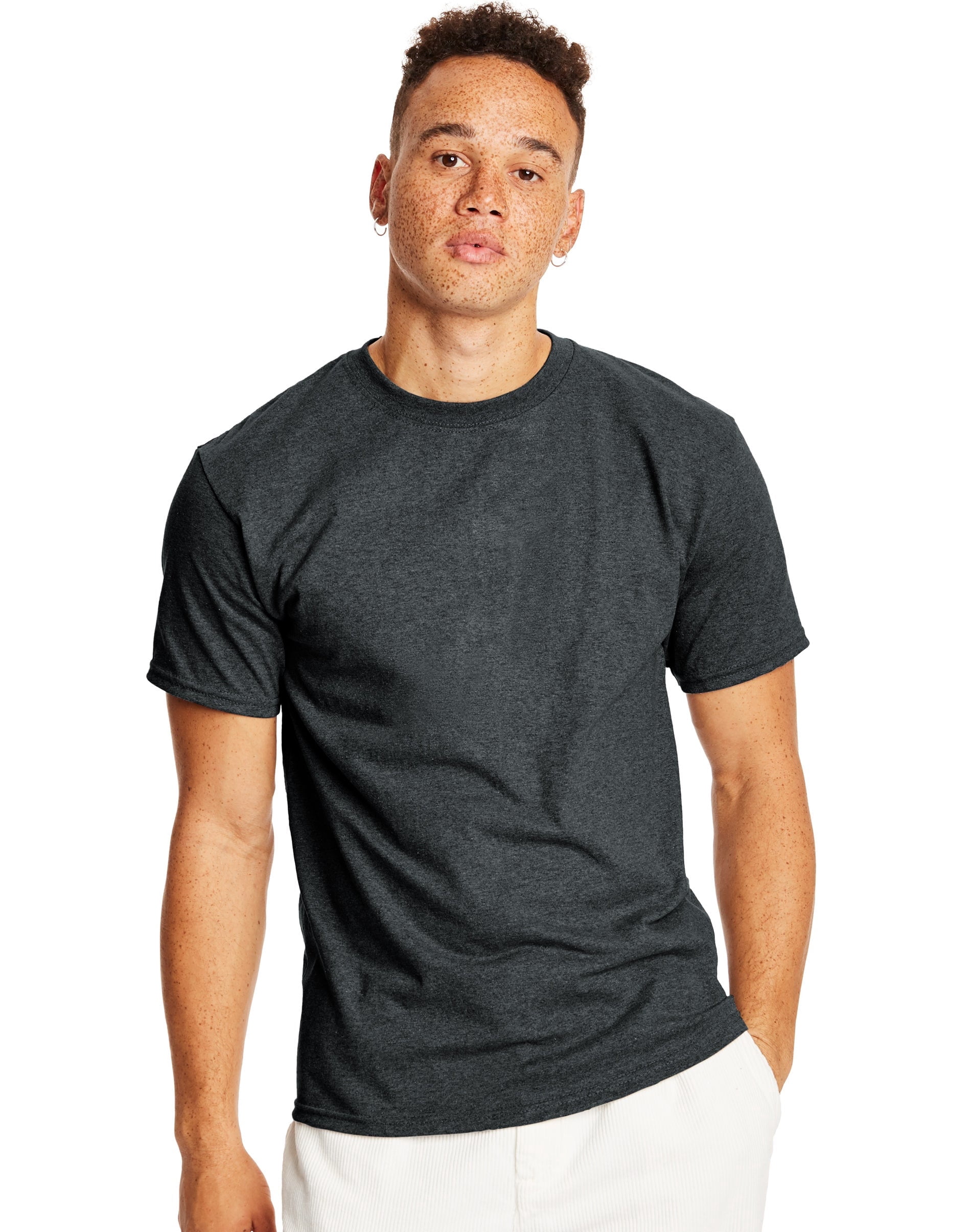 Hanes Authentic Men's T-Shirt Short Sleeve Tee Crewneck Big & Tall Sizes Available sz S-5XL