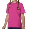 thumbnail image 1 of Hanes Authentic Tagless&Reg; Kids' Cotton T-Shirt , 54500 , Wow Pink , X-Small, 1 of 1