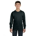 thumbnail image 1 of Hanes - Authentic Youth Long Sleeve T-Shirt - 5546, Pack Of 3, 1 of 1
