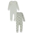 thumbnail image 1 of Hanes Baby 2-Pack Coveralls - white/aqua, 12 - 18 months (Infant), 1 of 3