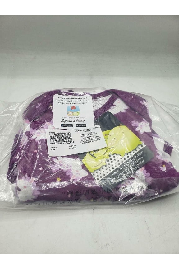 Baby Bodysuits, Ultimate Flexy Short Sleeve for Boys & Girls, 5-Pack, Purple Fun, 0-6 Months