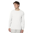 thumbnail image 1 of Hanes Beefy-T Unisex Long Sleeve T-Shirt White 2XL, 1 of 4