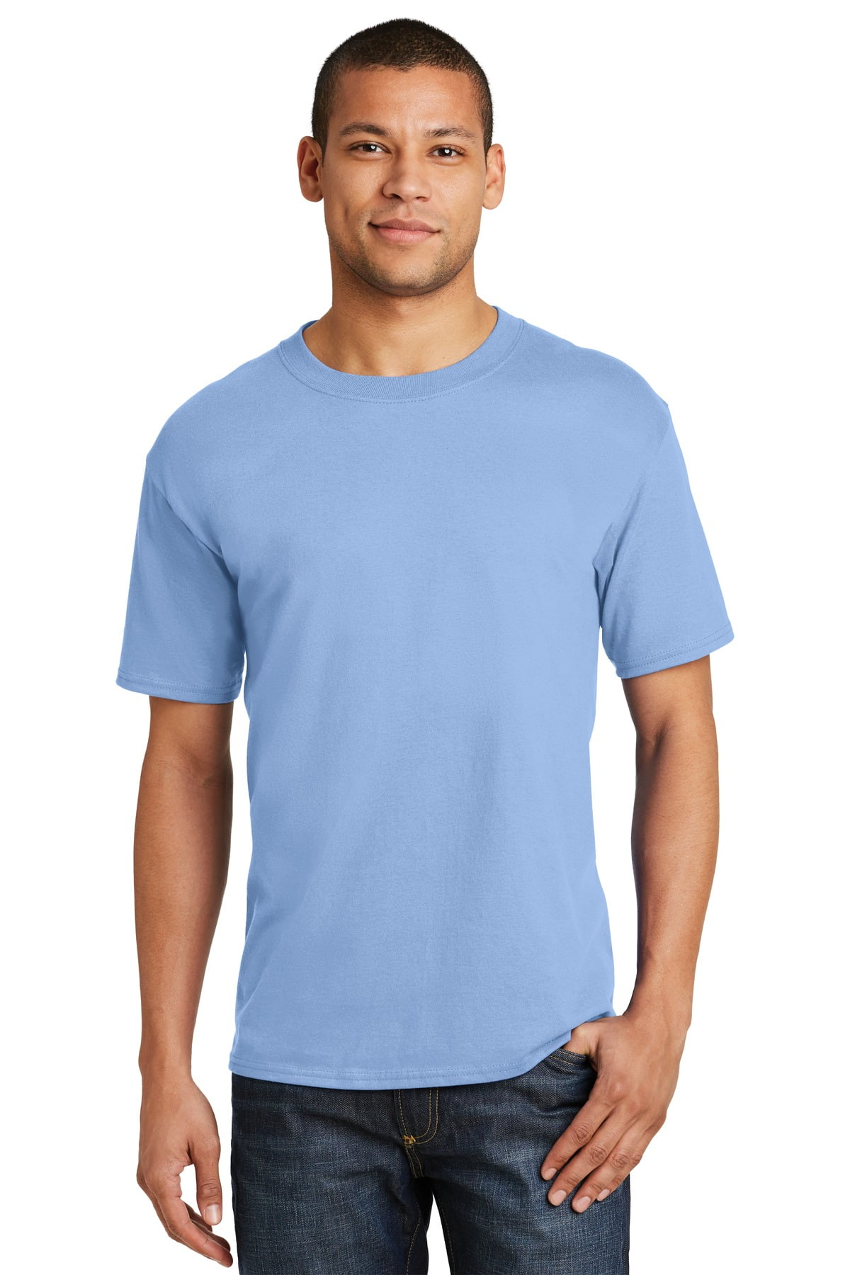 Hanes Beefy-T 100% Cotton T-Shirt - Walmart.com