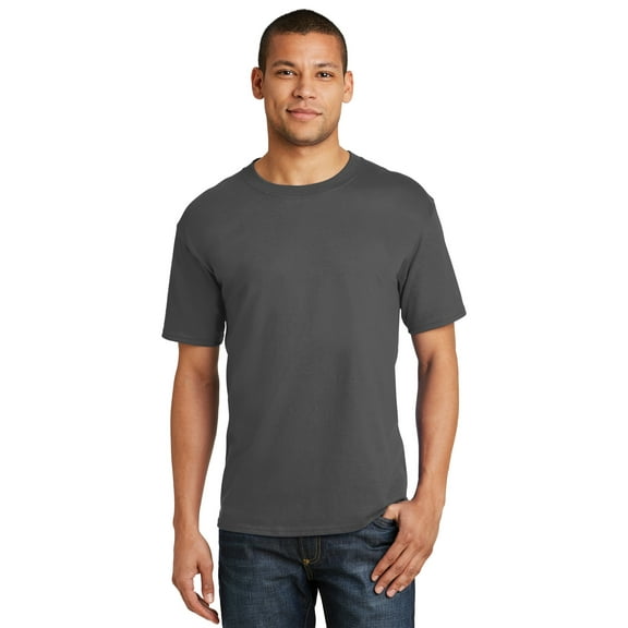 Hanes Men's 100 Percent Cotton Crew Neck T-Shirt - 5180