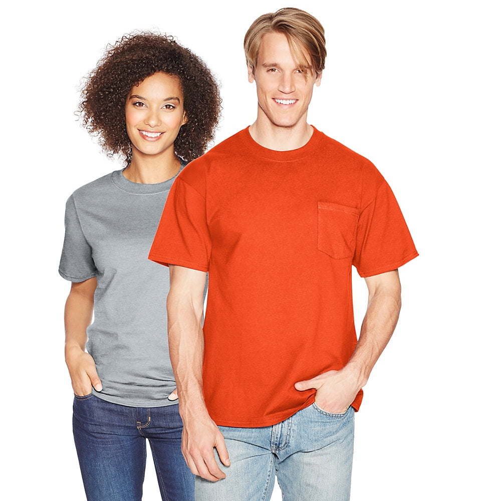hanes pocket tees tall