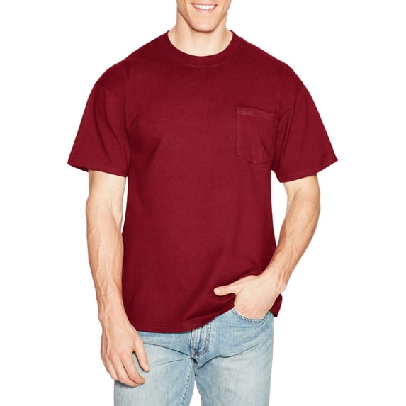 Hanes Beefy-T Adult Pocket T-Shirt - Style# 5190