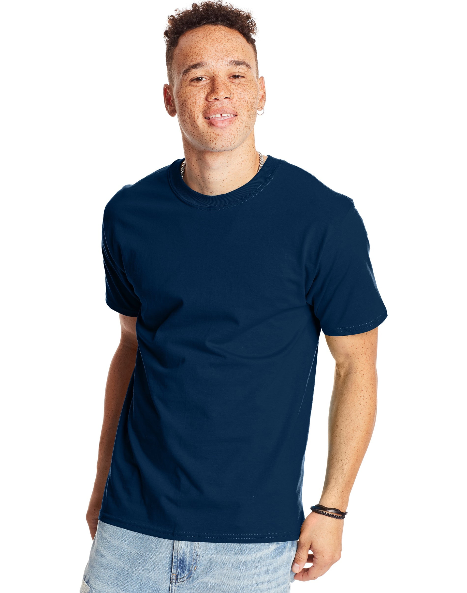 Beefy-T Men's T-Shirt Big & Tall Sizes Heavyweight Cotton Short Sleeve Full Cut Crewneck